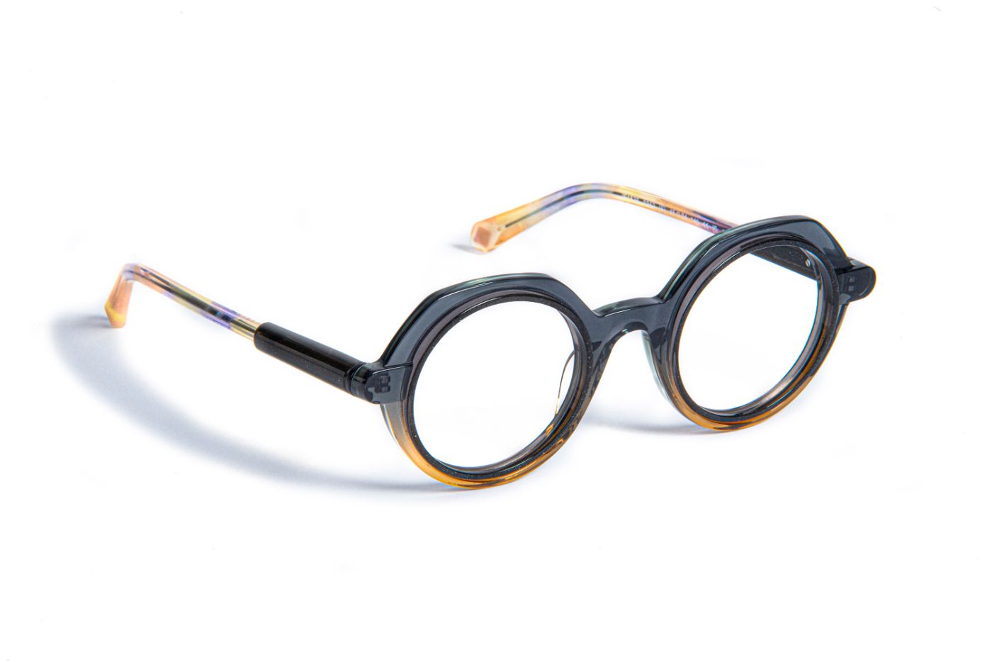 JF1575 C0352 Gradient Gray/Gold/Black/Orse