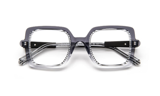 JF1576 C0010 Gradient Gray/Cristal/Striped Black