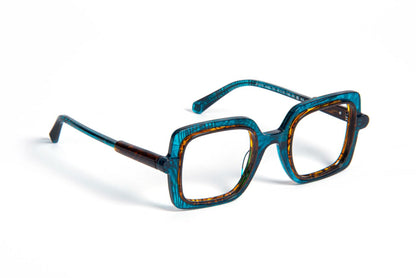 JF1576 C4492 Blue Peacock/Brown