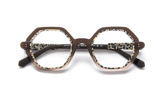 JF1577 C9016 Gradient Brown/Leopard