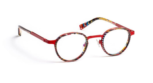 JF2677 C0035 Striped Black/Red