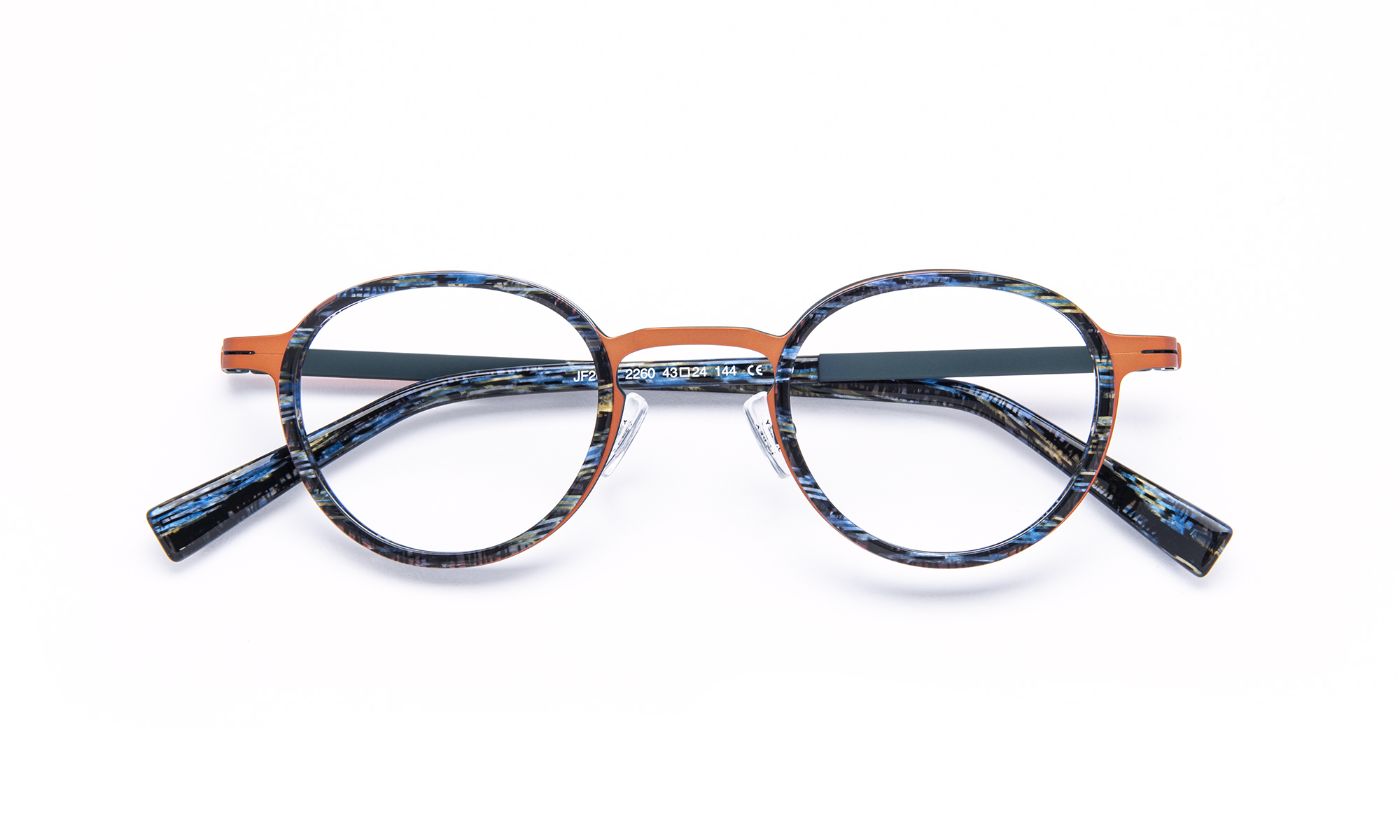 JF2677 C2260 Fabric Blue/Orange