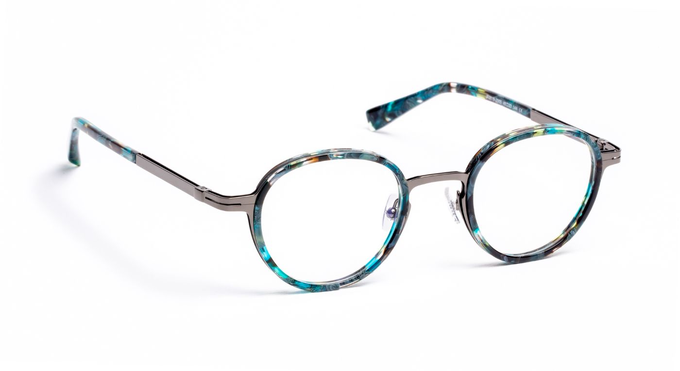 JF2819 C2905 Blue Tortoiseshell/Gunmetal Shiny