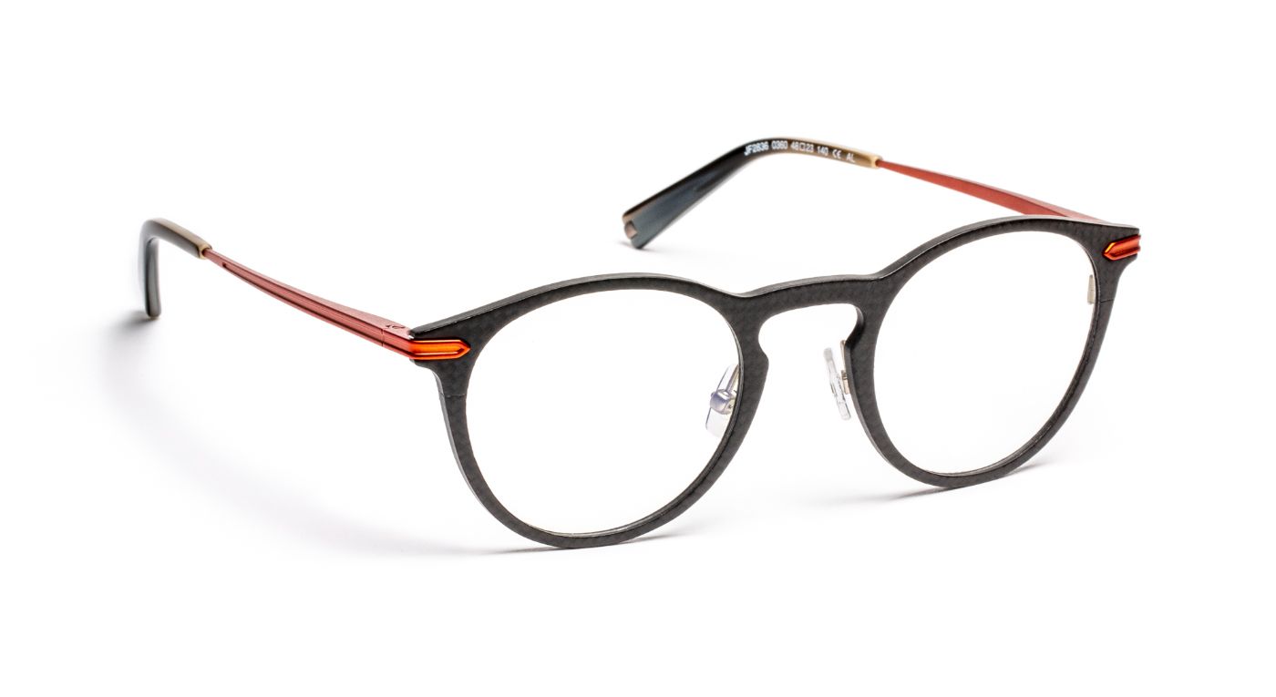 JF2836 C0360 Carbon/Fiber Silver/Metal Orange