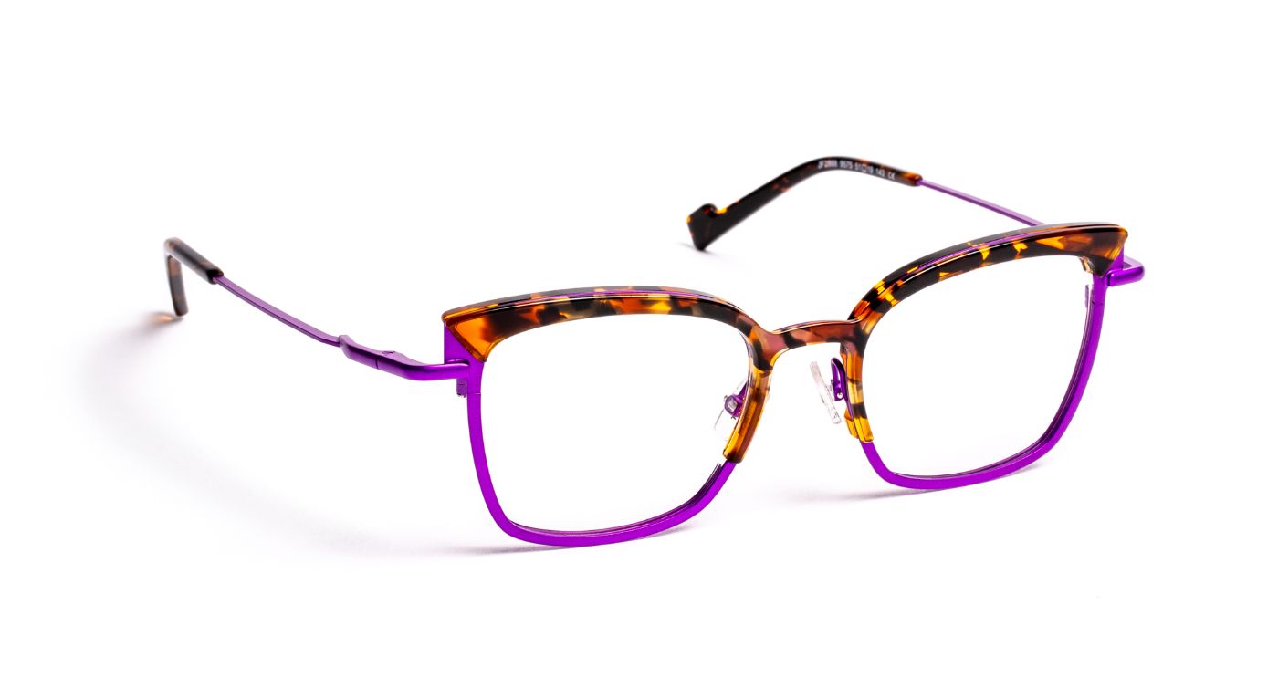 JF2868 C9575 Tortoiseshell/Plum Satin