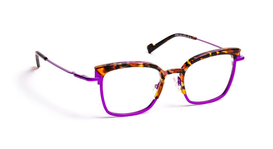JF2868 C9575 Tortoiseshell/Plum Satin