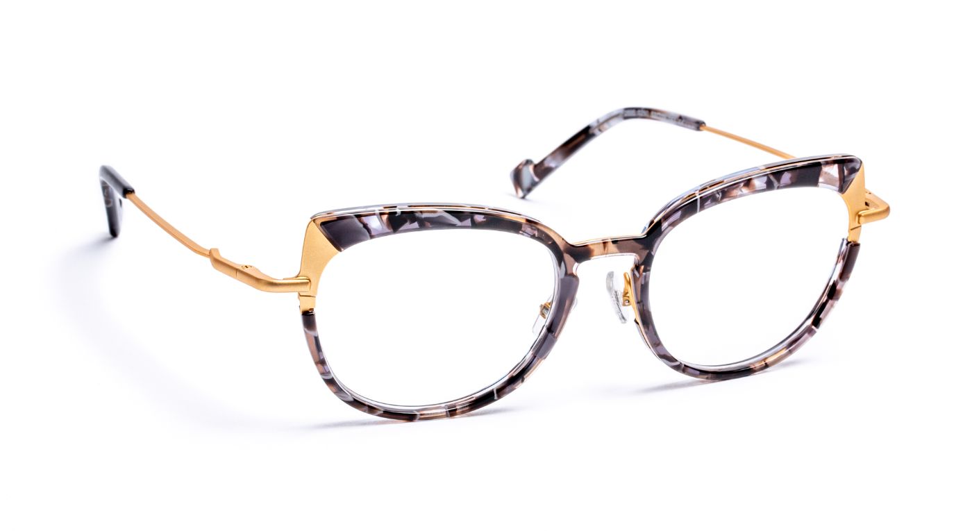 JF2895 C0250 Blue Tortoiseshell Black/Satin Gold