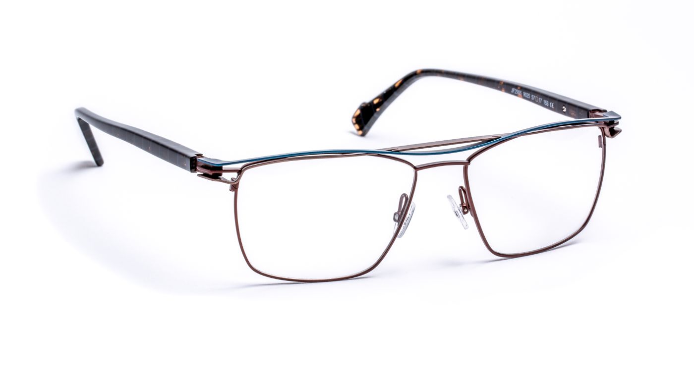 JF2905 C9025 Brown/Teal Blue/Ruthenium