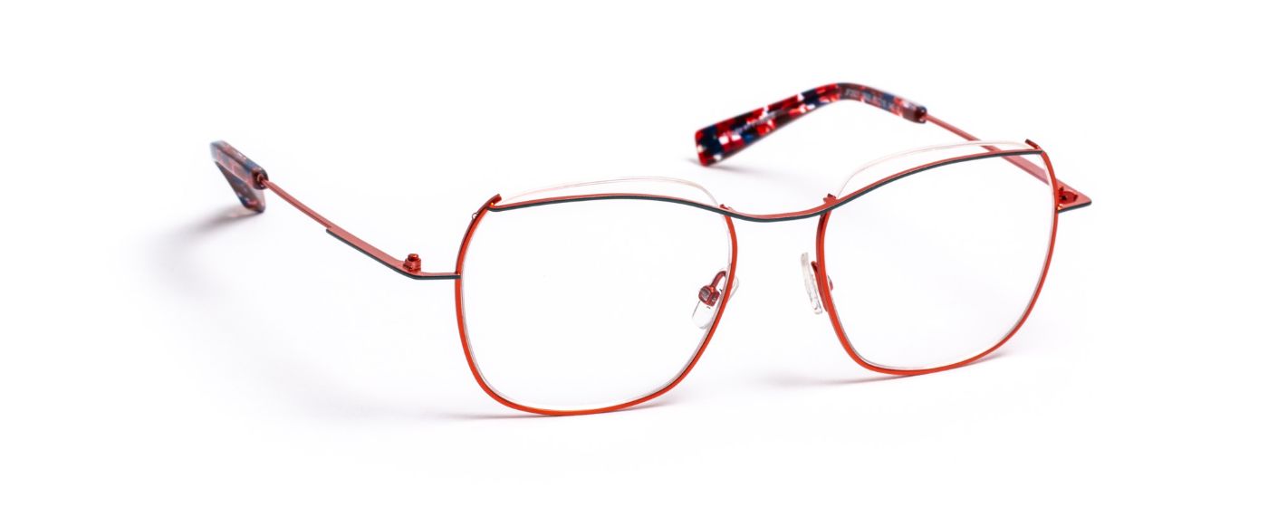 JF2921 C2532 Teal Blue/Brick