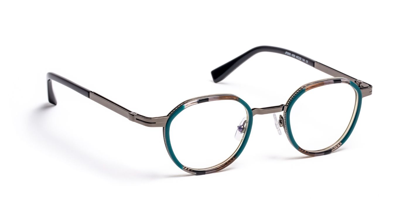 JF2935 C4505 Striped Green/Black/Gunmetal Shiny