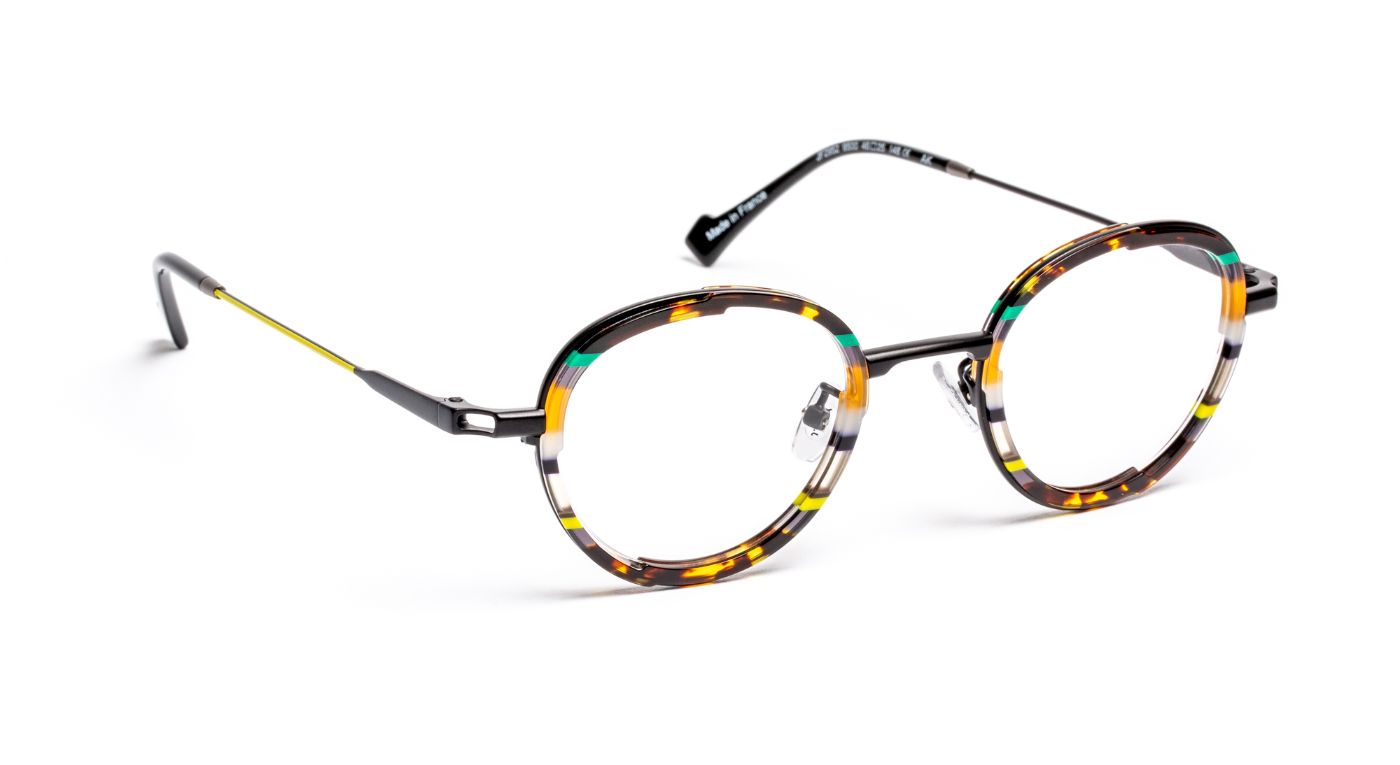 JF2952 C9500 Tortoiseshell Coloree/Black Satin/Yellow