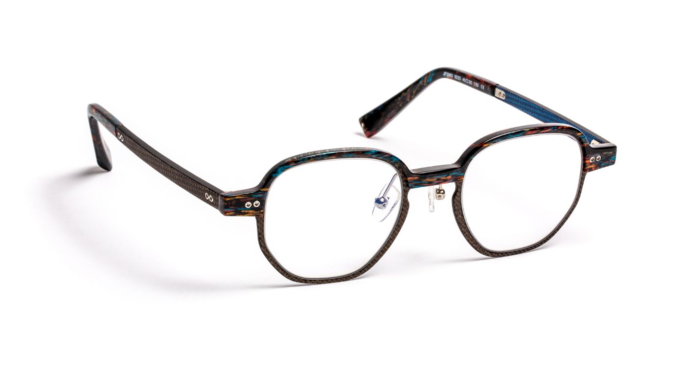 JF2960 C9220 Fabric Blue/Fiber Brown/Blue