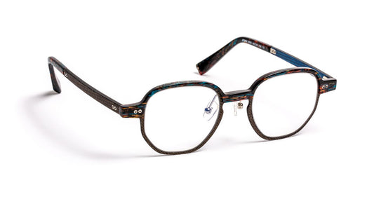 JF2960 C9220 Fabric Blue/Fiber Brown/Blue