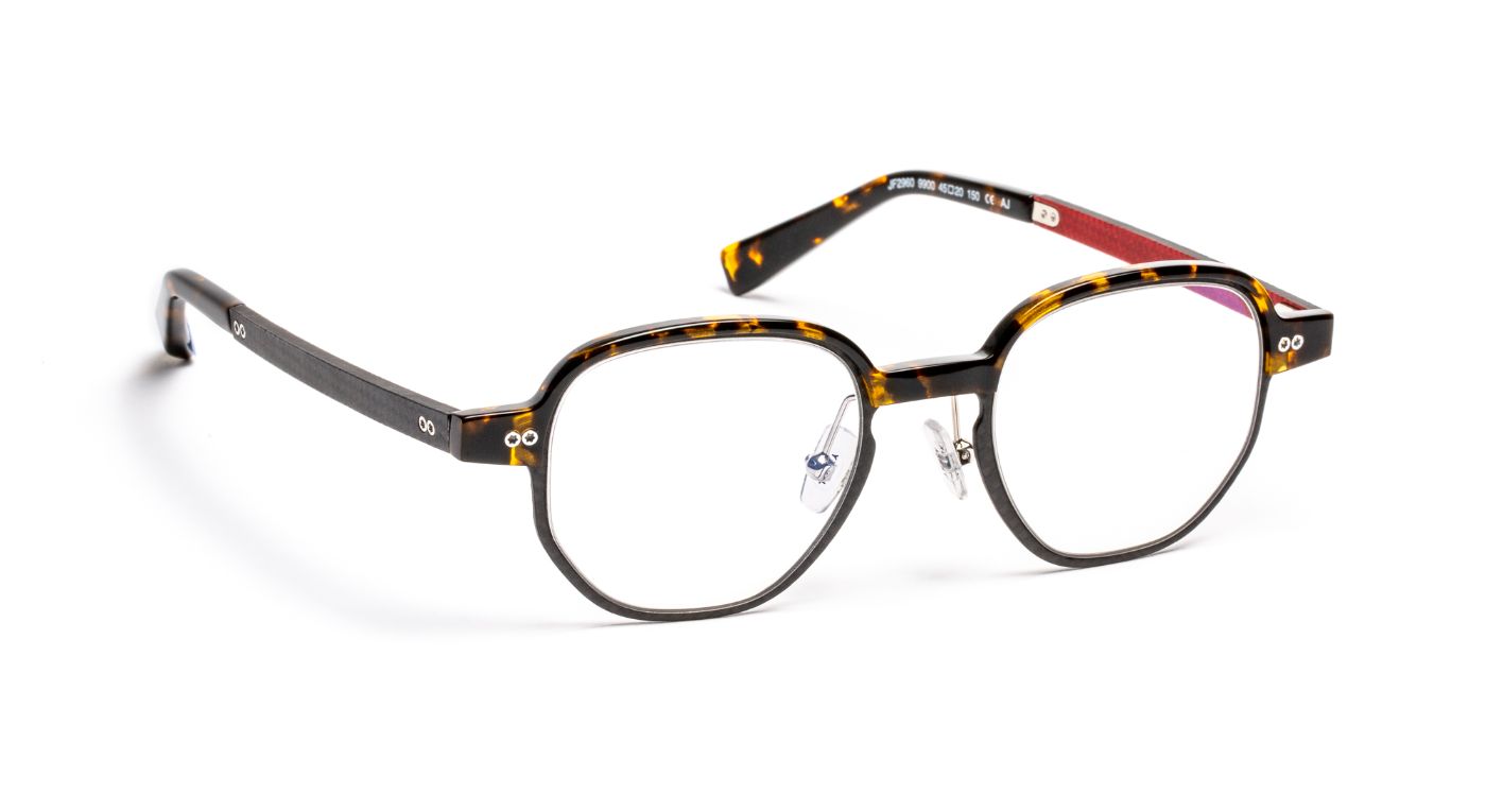 JF2960 C9900 Tortoiseshell/Carbon/Fiber Red