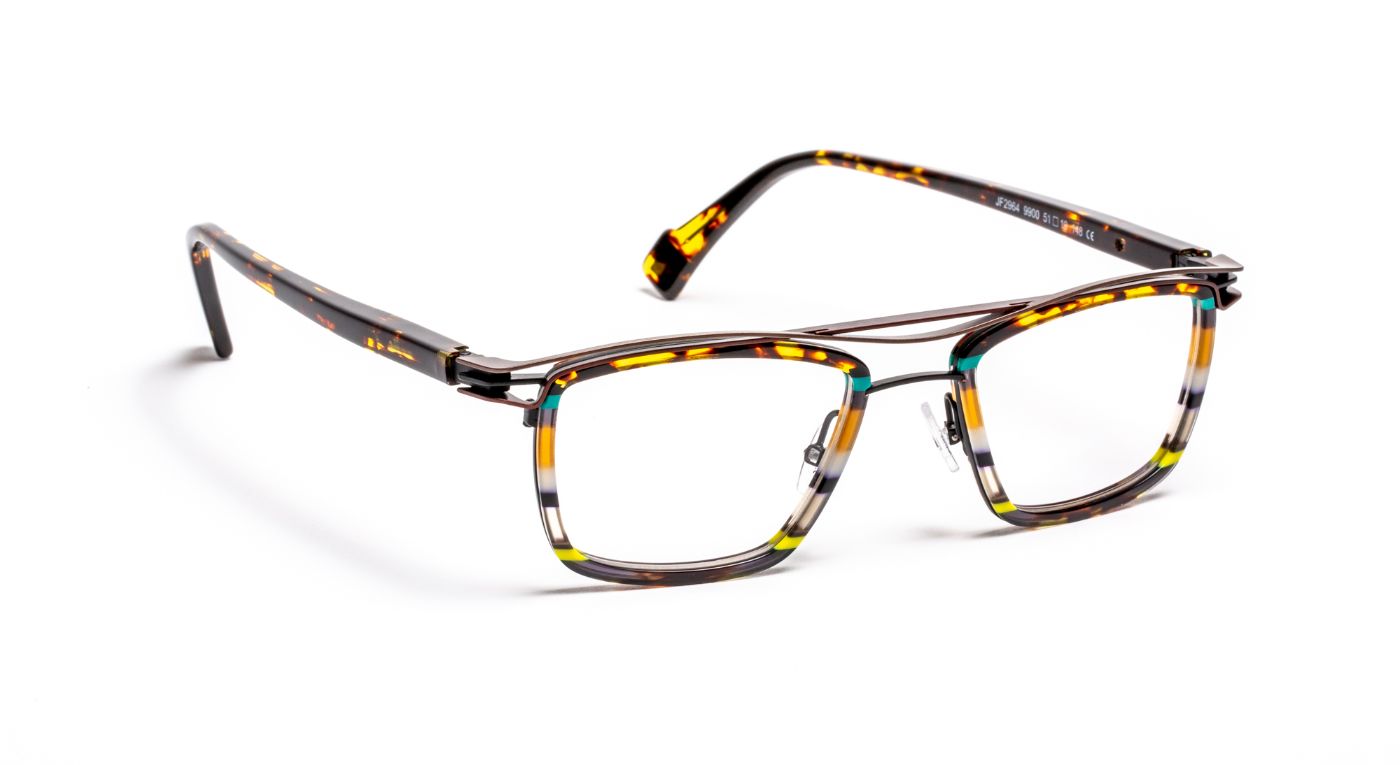 JF2964 C9900 Multicolored/Taupe/Black Satin/Brown