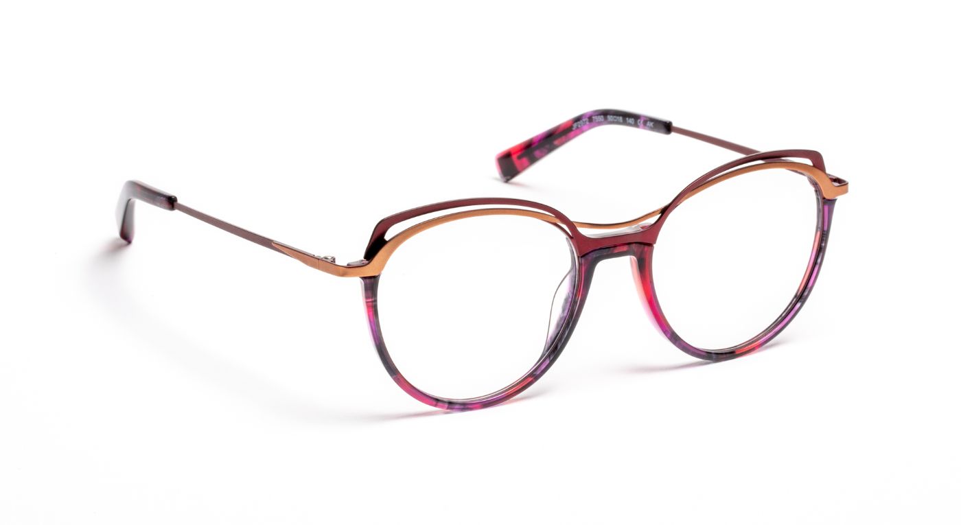 JF2972 C7550 Pink Tortoiseshell Plum/Rose Gold