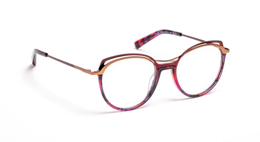 JF2972 C7550 Pink Tortoiseshell Plum/Rose Gold