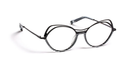 JF2973 C0010 Striped Black/White/Black