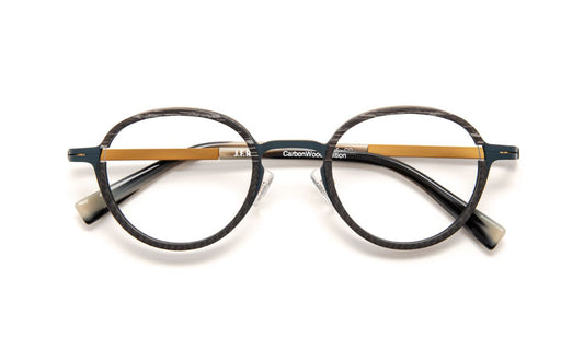 JF2980 C0844 Wood Black/Carbon/Metal Blue Green/Yellow