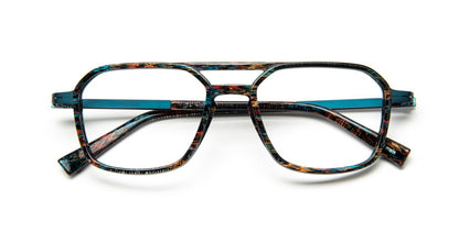 JF2988 C9520 Tortoiseshell Multicolors/Teal Blue