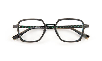 JF3001 C0345 Carbon/Fiber Green/Green Brushed