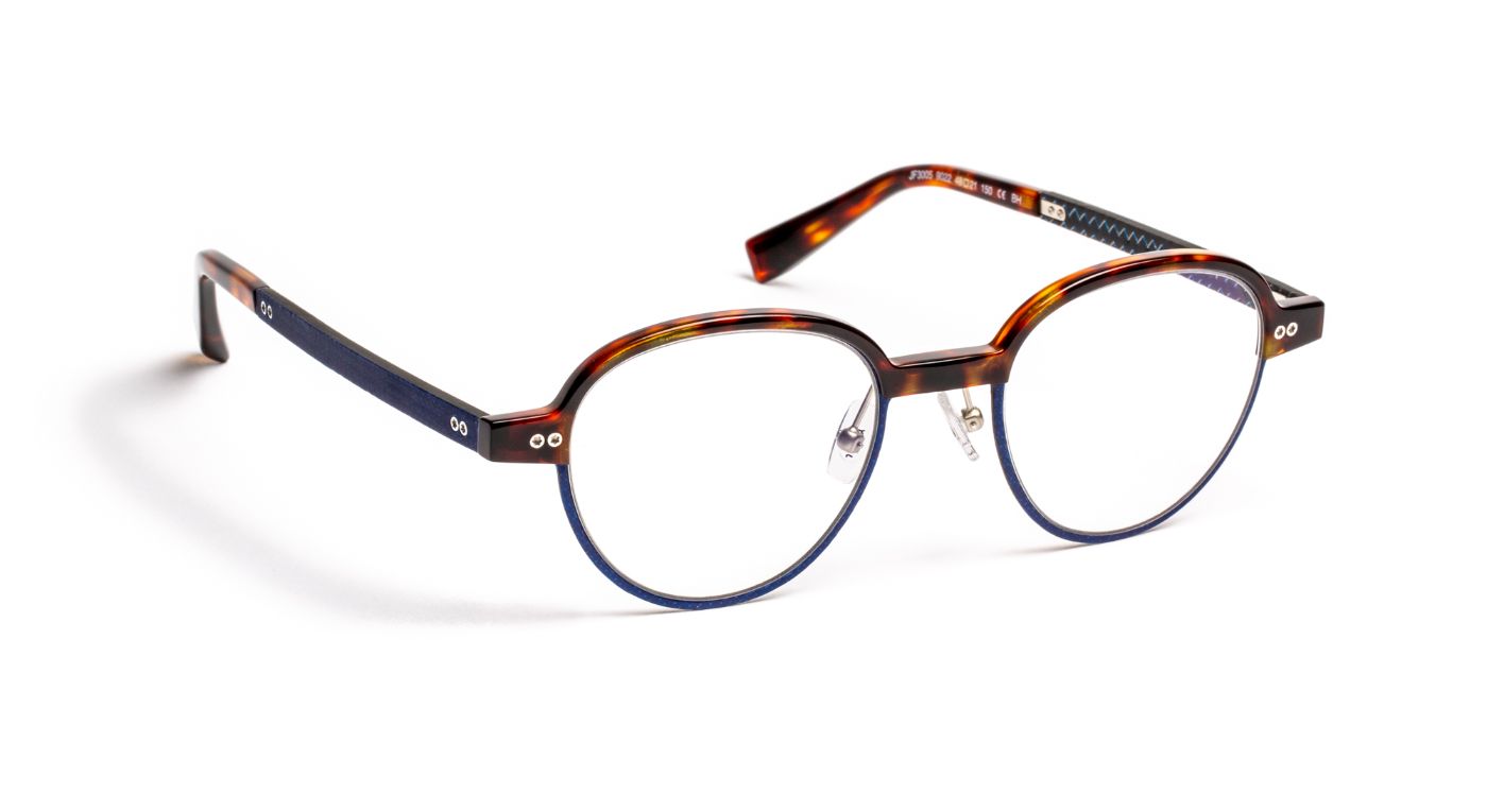 JF3005 C9022 Tortoiseshell/Fiber Blue/Carbon