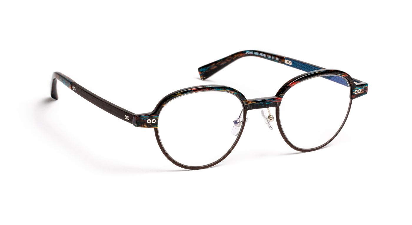 JF3005 C9220 Fabric Blue/Brown/Fiber Brown