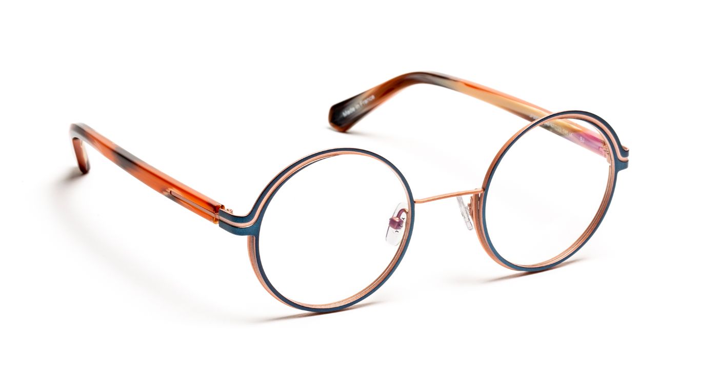JF3007 C2558 Blue/Rose Gold