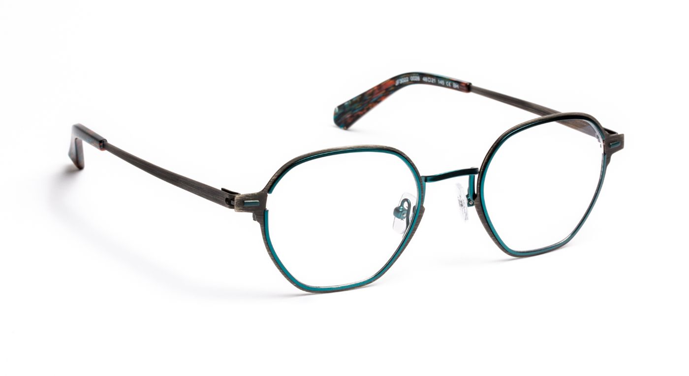 JF3022 C0028 Black Brushed/Blue Turquoise