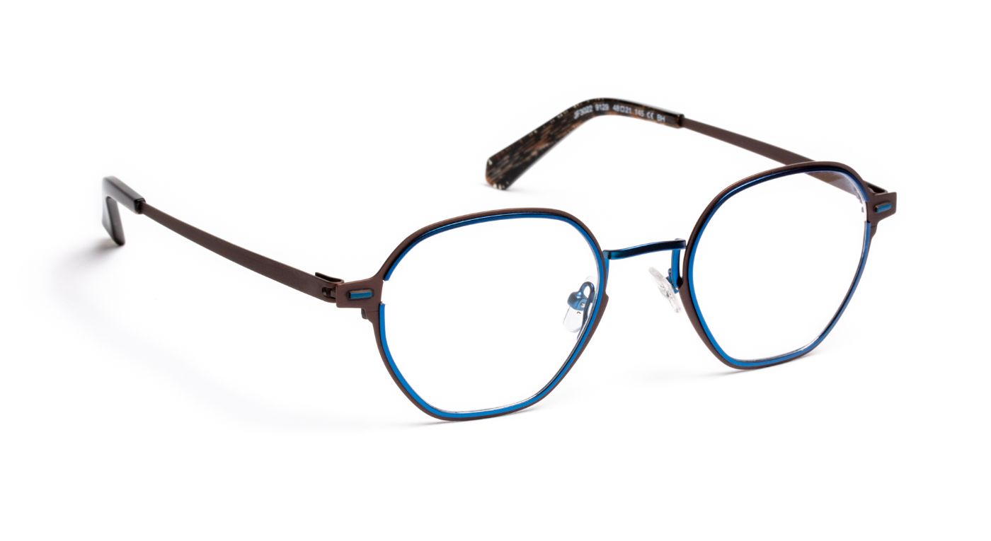 JF3022 C9129 Brown/Blue Denim