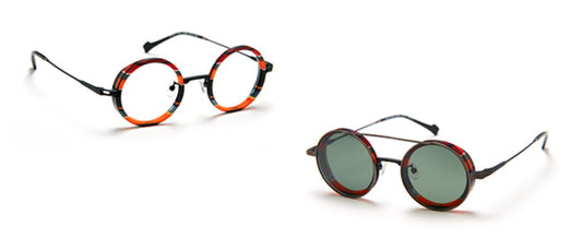 JF3025 CB0032 Red Orange Striped/Black