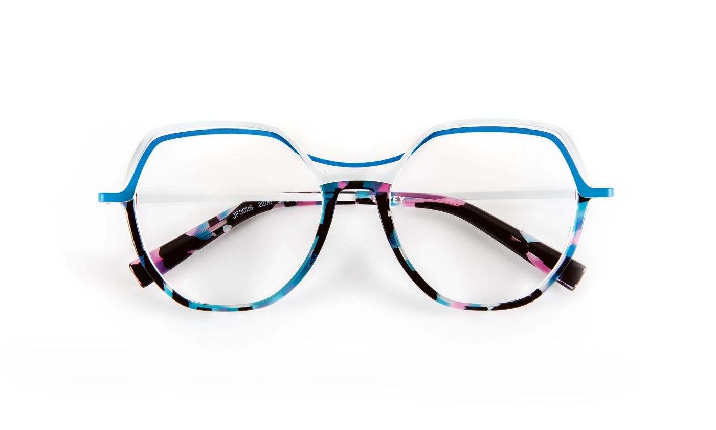 JF3026 C2200 Blue Tortoiseshell/Sky/White