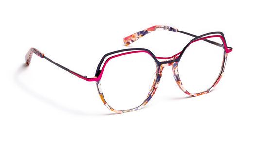 JF3026 C2980 Floral/Navy/Pink