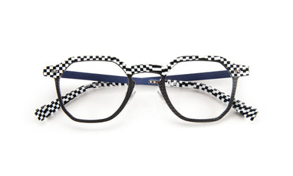 JF3034 C0010 Checkered Black White/Carbon