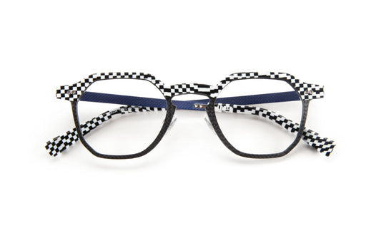 JF3034 C0010 Checkered Black White/Carbon