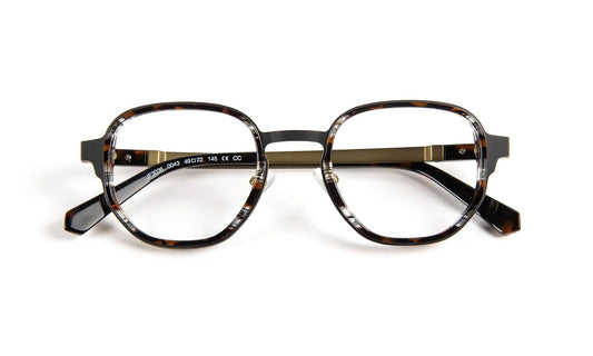 JF3036 C0043 Black/Tortoiseshell/Khaki