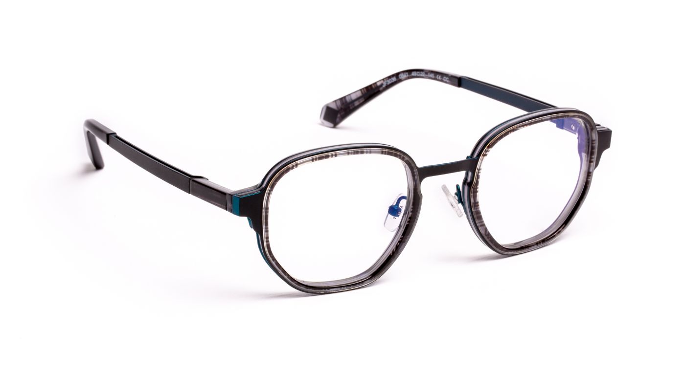 JF3036 C0841 Black Checkered/Black/Green