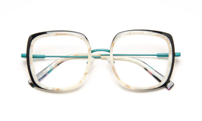 JF3047 C0041 White Pearly/Black/Blue Green