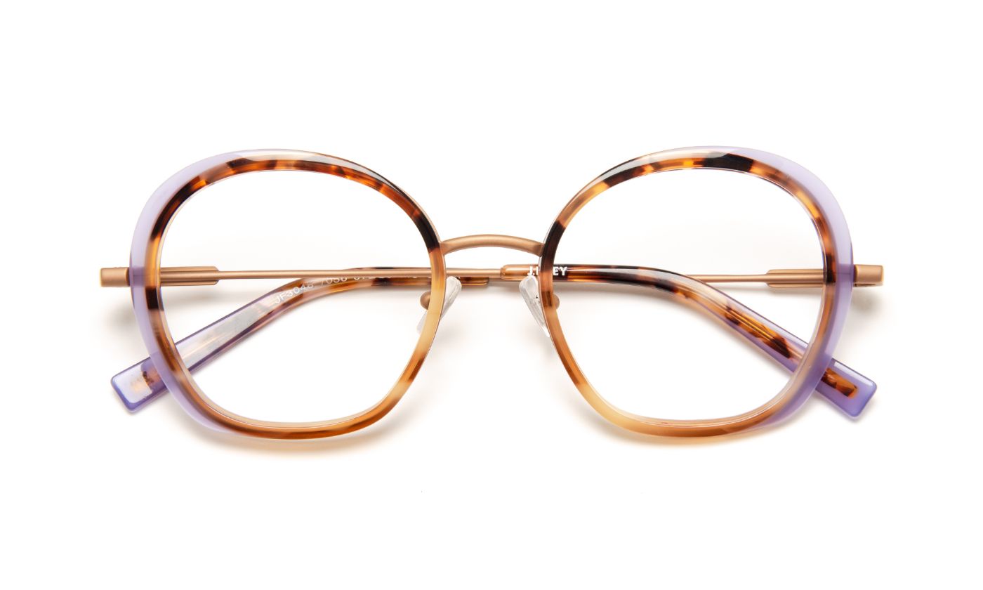 JF3048 C7056 Gradient Tortoiseshell/Purple/Camel