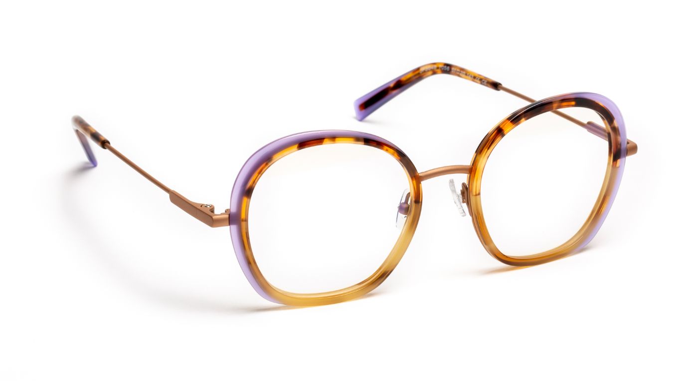 JF3048 C7056 Gradient Tortoiseshell/Purple/Camel