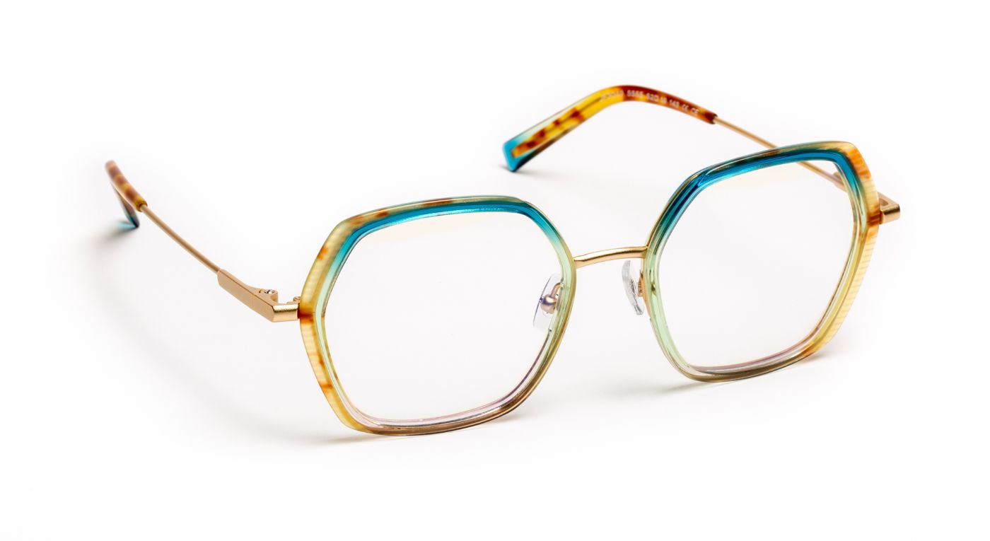 JF3049 C5555 Tortoiseshell/Gradient Blue/Satin Gold