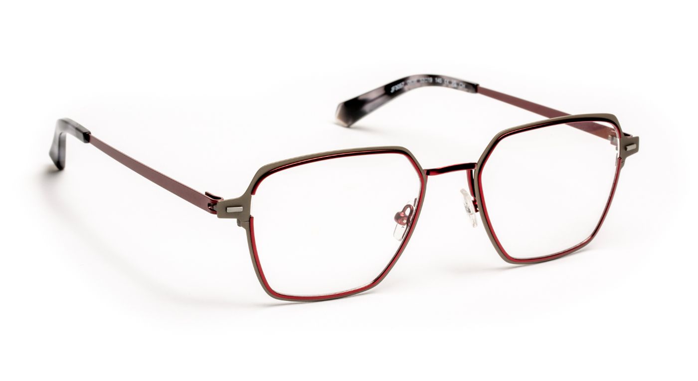 JF3057 C0638 Gunmetal/Burgundy