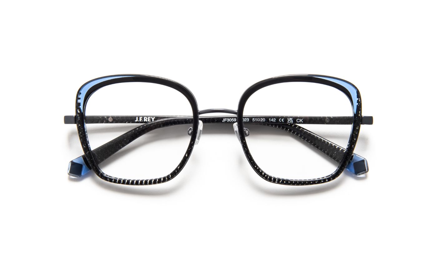JF3059 C0023 Black Glitter/Blue