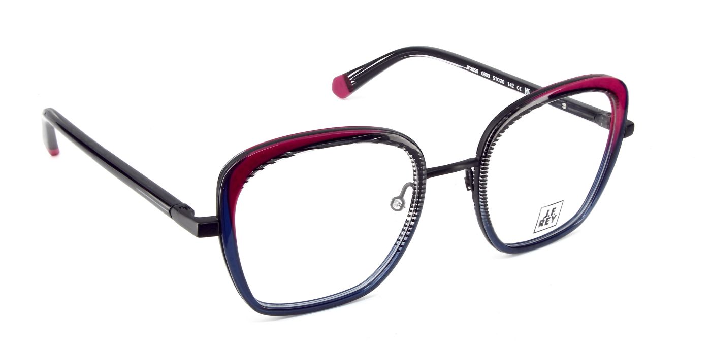 JF3059 C0880 Black/Blue/Pink