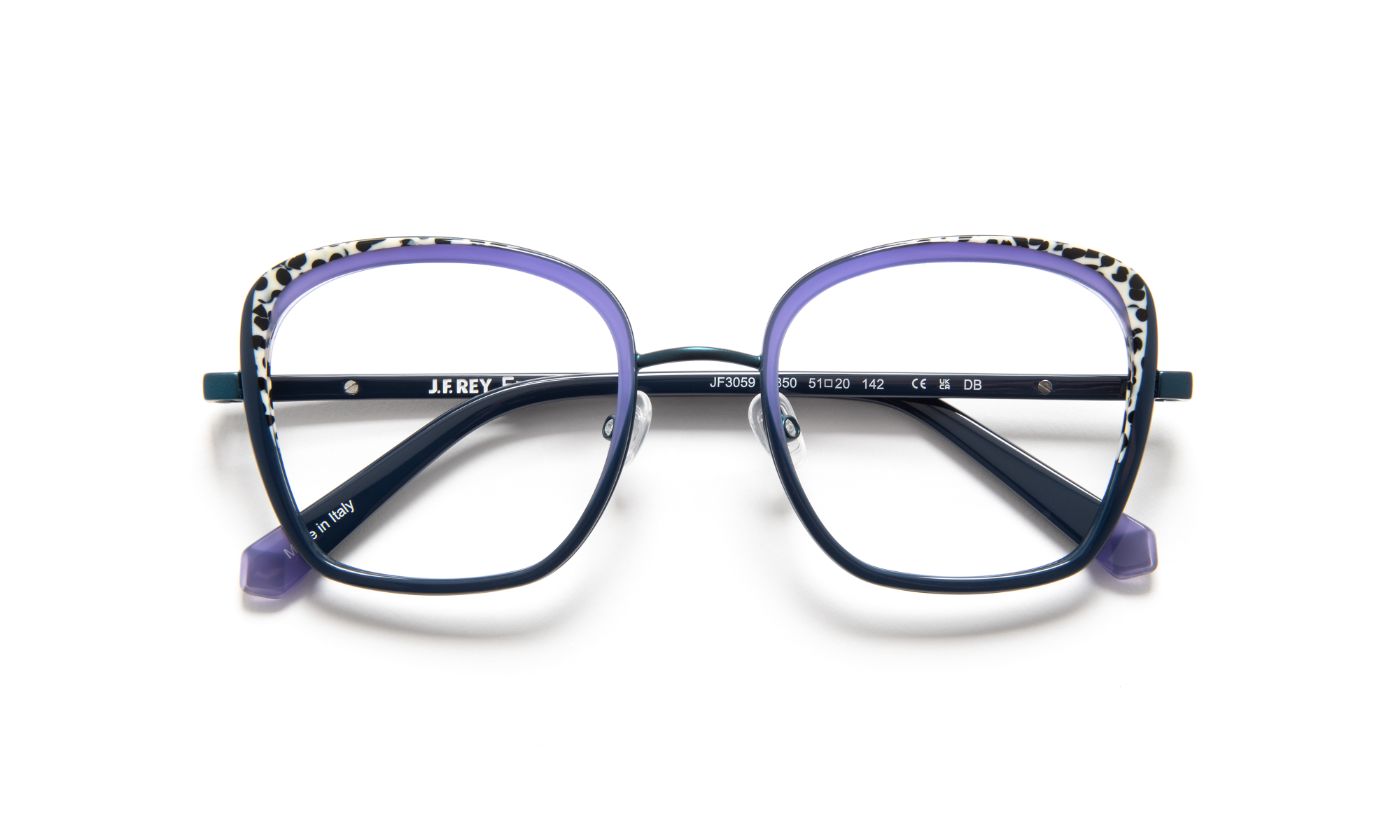 JF3059 C2850 Blue Peacock/Leopard/Purple