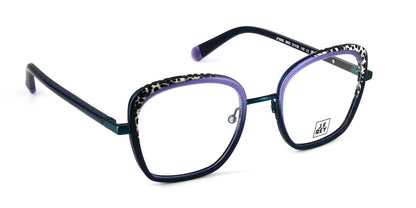 JF3059 C2850 Blue Peacock/Leopard/Purple