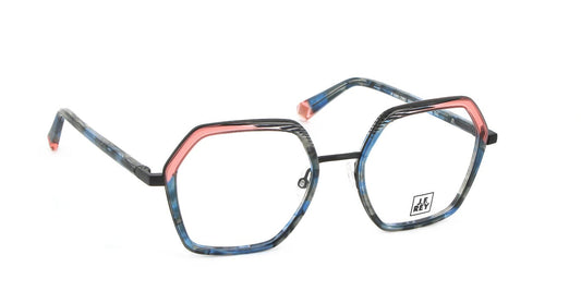 JF3060 C2883 Striped Black/Pink/Blue