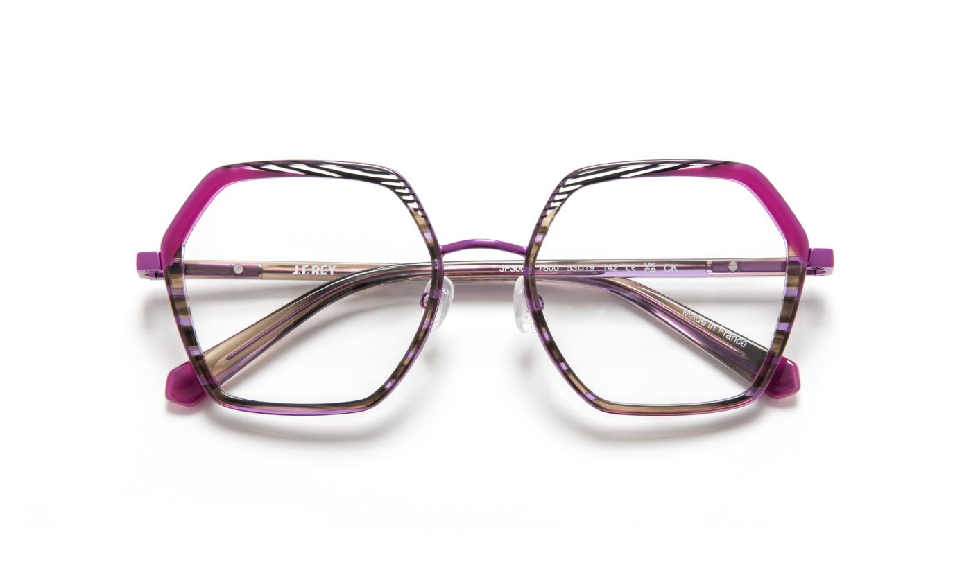 JF3060 C7800 Striped Purple/Black/Pink