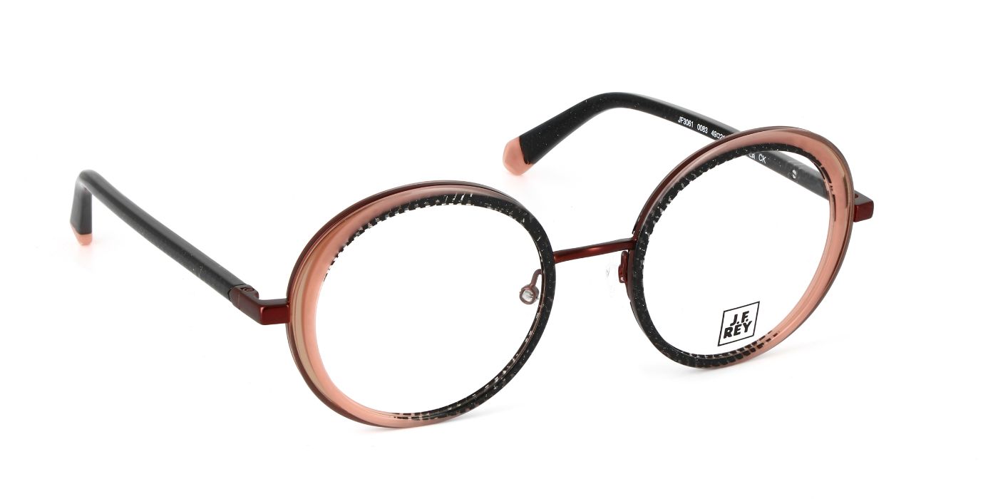 JF3061 C0083 Black Glitter/Pink