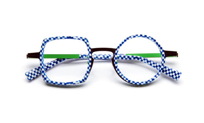 JF3062 C0025 Black/Checkered Blue